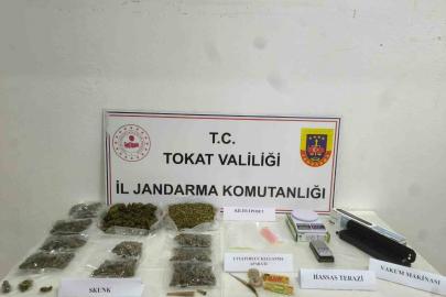 İstanbul’dan Erbaa’ya uyuşturucu sevkiyatına jandarma darbesi