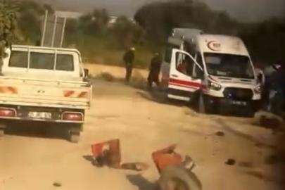 İzmir’de tren traktörle çarpıştı: 2 yaralı