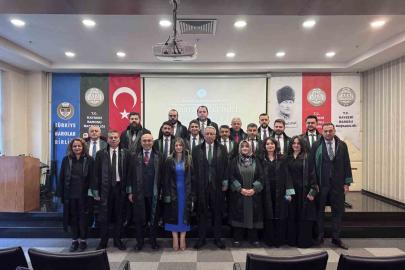 Kayseri Barosu Başkanı Özsoy mazbatasını aldı