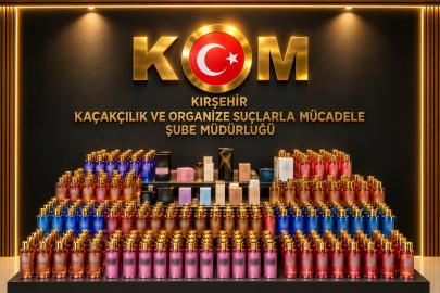 Kırşehir’de 2 milyon TL değerinde 649 parfüm ele geçirildi