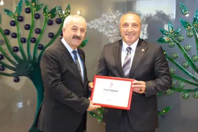 Kızılay’dan Başkan Büyükgöz’e Teşekkür