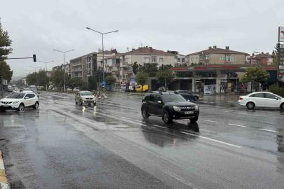 Lüleburgaz’da sağanak yağış etkili oldu