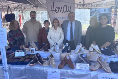 Manisa protokolünden Yunusemre HEM tanıtım standına ziyaret