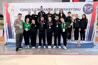 Manisa’dan aerobik cimnastikte gövde gösterisi