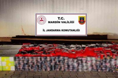 Mardin’de 5 milyon liralık kaçak ürün ele geçirildi