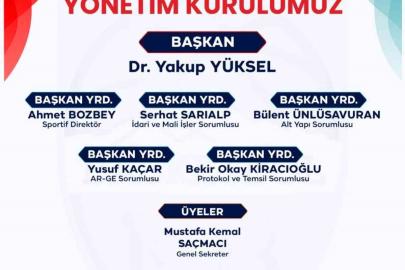 Melikgazi Basketbol Spor Kulübü’nde yönetim görev dağılımı yapıldı
