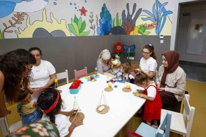Mersin’de oyun atölyeleri çocukların gelişimine katkı sağlıyor