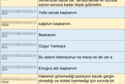 MHK soruşturmasında hakem görevlendirmelerine ilişkin dikkat çeken yazışma