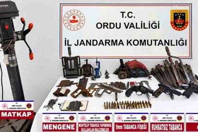 Ordu’da jandarmadan silah operasyonu: 2 tutuklama
