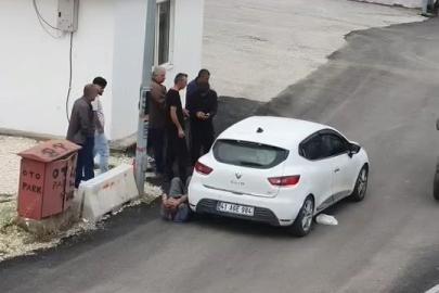 Otomobilin çarptığı yaya yaralandı