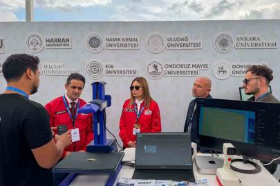 Rektör Aydın TEKNOFEST’te TÜME’nin otonom çiftliğini inceledi: Bir benzeri de OMÜ’de hayata geçiyor