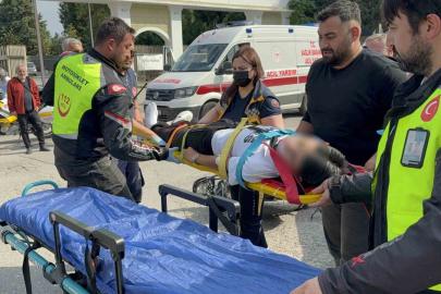 Samsun’da otomobille çarpışan motosikletin 17 yaşındaki sürücüsü yaralandı