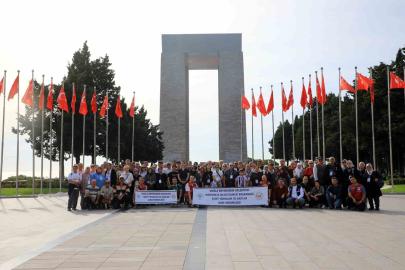 Şehit ailelerinden Çanakkale ziyareti