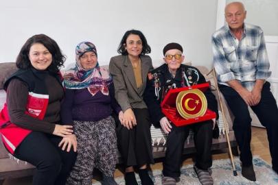 Şehit ailesine vefa ziyareti