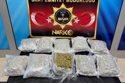 Siirt’te 5 kilo 600 gram skunk ele geçirildi