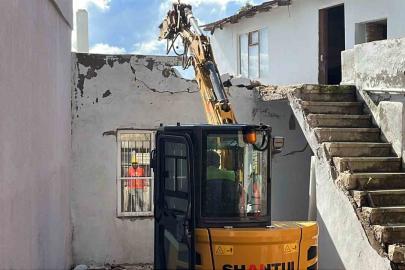 Sinop’ta ’kalekondu’ yıkımları başladı