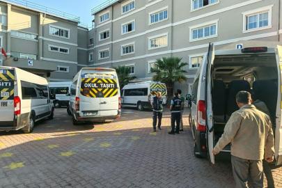 Söke’de öğrenci servisleri denetlendi