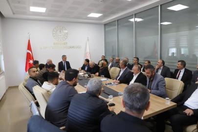Taşımalı eğitimle ilgili çalışmalar toplantıda görüşüldü