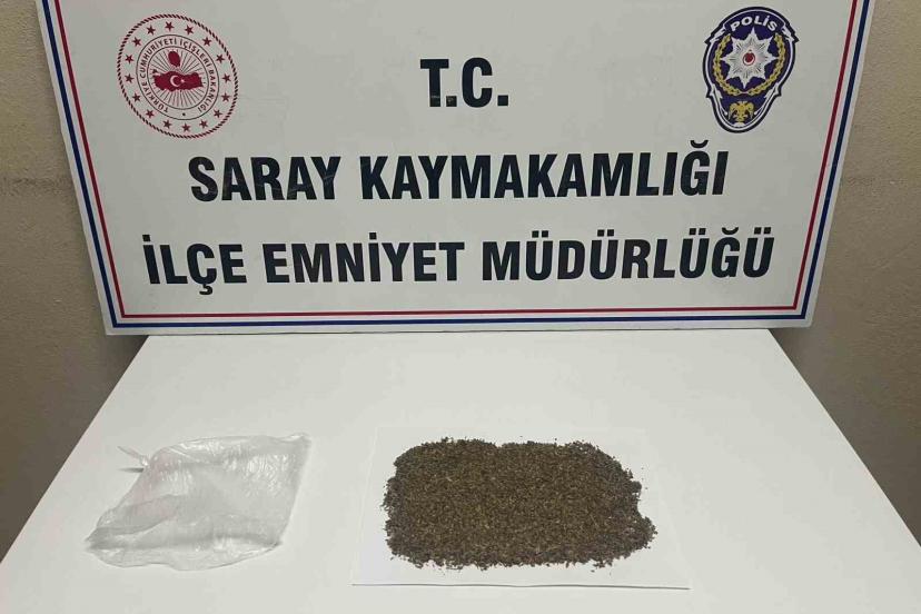 Tekirdağ’da narkotik uygulamalarında 32,5 gram bonzai ele geçirildi
