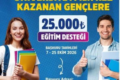 Üniversiteye ilk kez yerleşen öğrencilere 25 bin lira eğitim desteği verilecek