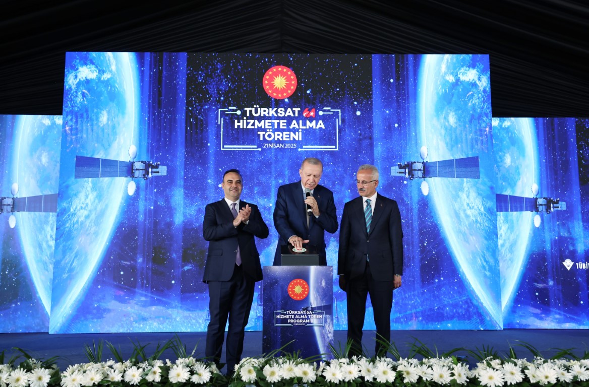 Cumhurbaşkanı Erdoğan, TÜRKSAT 6A Hizmete Alma Töreni’nde konuştu