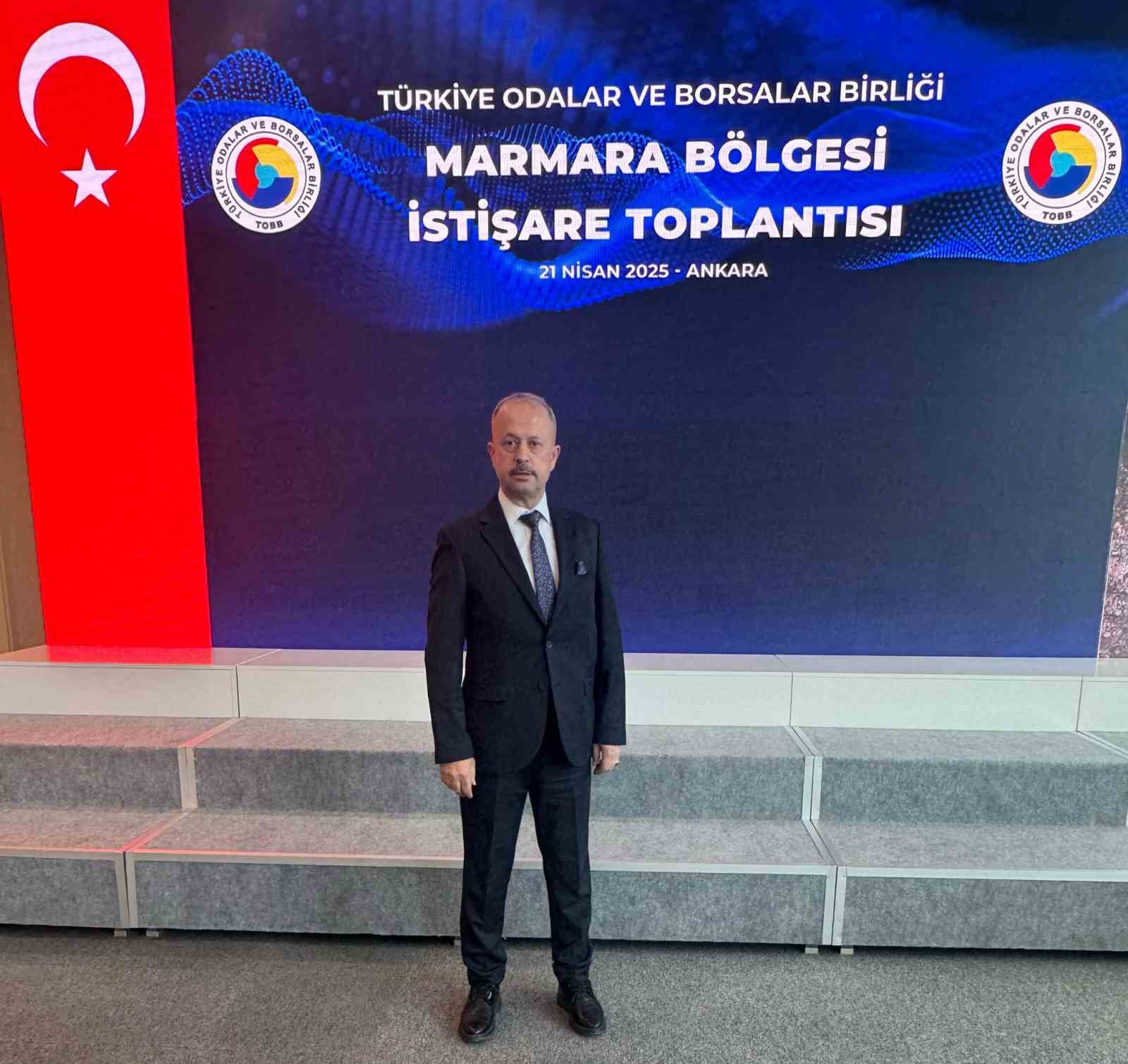 Orhan Torun, TOBB İstişare Toplantısı’nda Yenişehir’i temsil etti