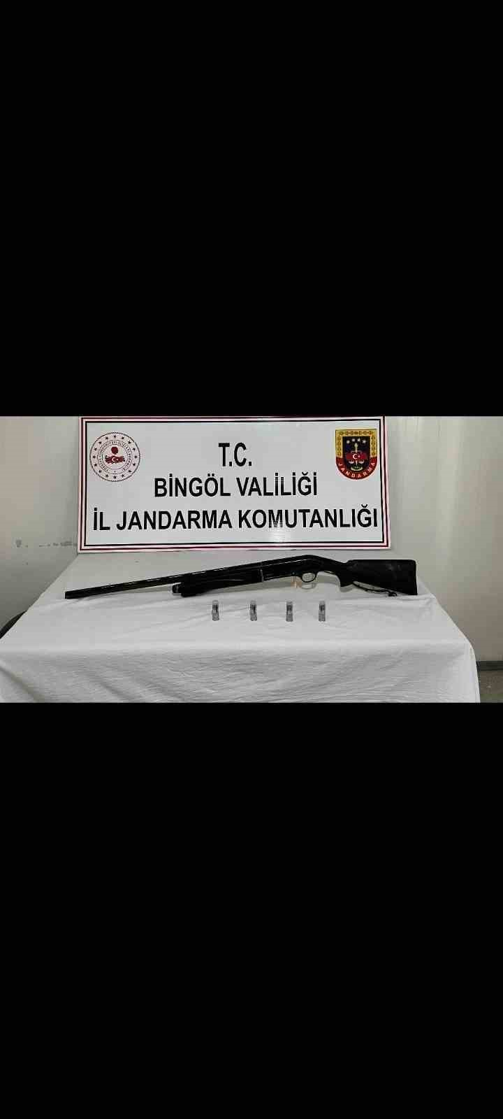 Bingöl’de uyuşturucu madde ve tüfek ele geçirildi