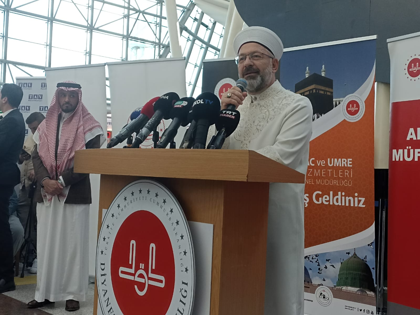 Ankara’dan ilk hac kafilesi dualarla uğurlandı