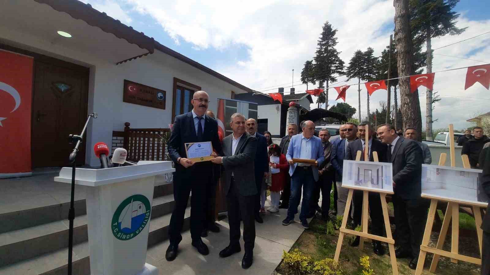Sinop’ta köy yaşam merkezleri halkın kullanımına sunuldu