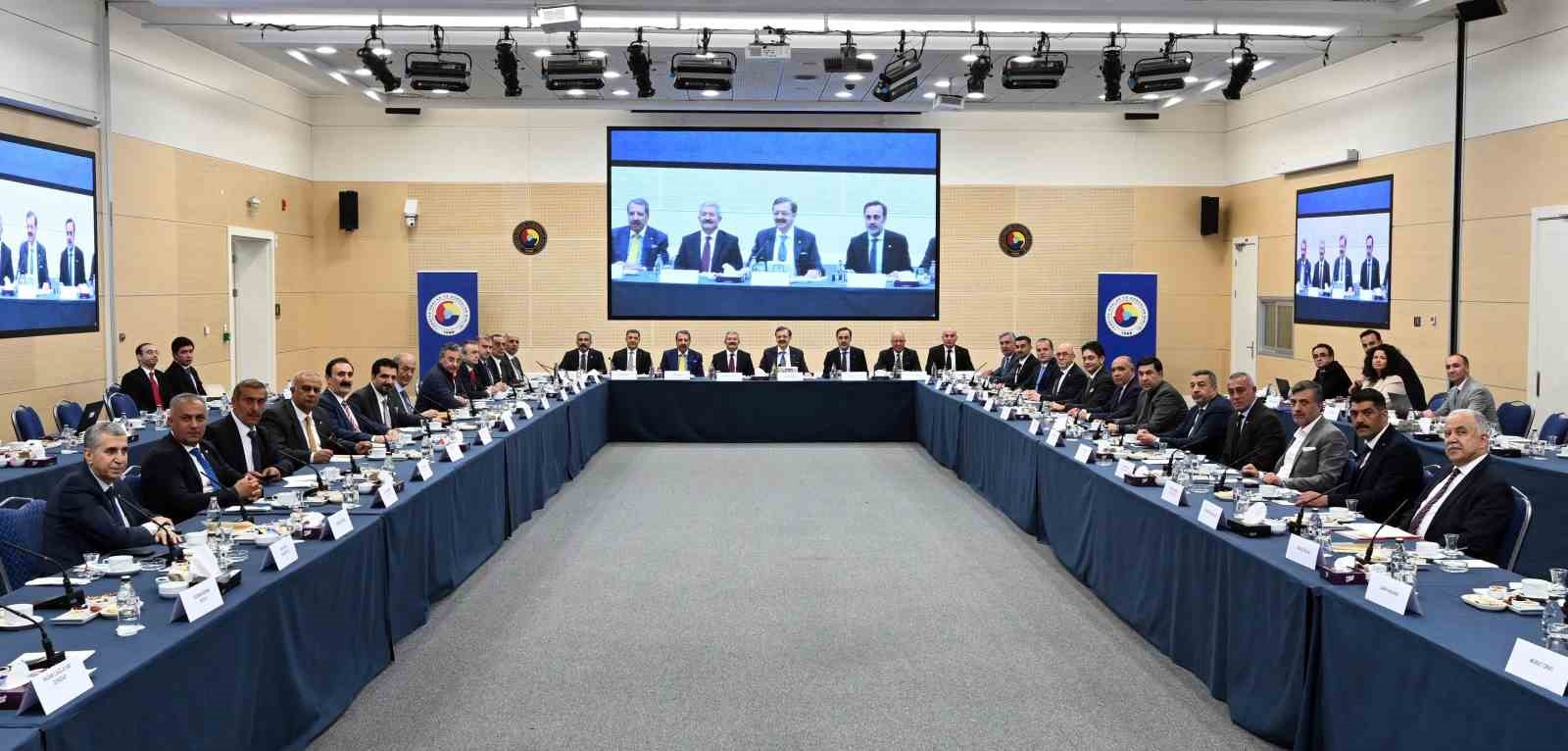 BİNTSO Başkanı Çintay, Doğu Anadolu Başkanlar Toplantısına katıldı