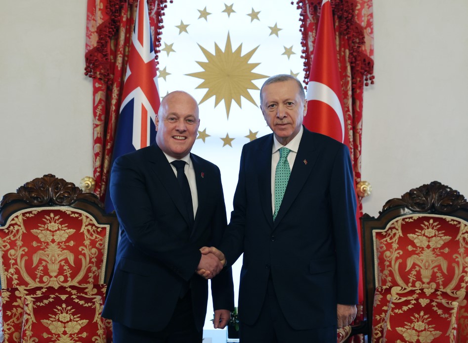 Cumhurbaşkanı Erdoğan, Yeni Zelanda Başbakanı Luxon’u kabul etti