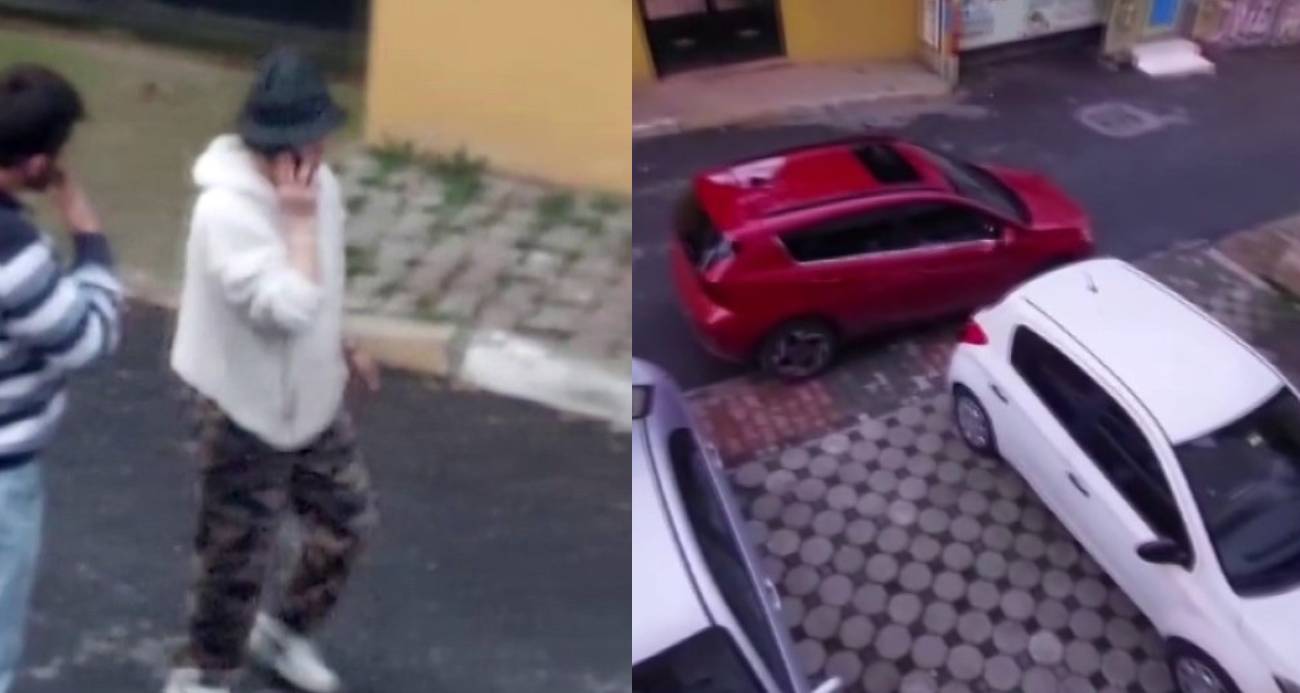 Kartal’da komşuların park kavgası: Astım hastası kadına darp ve tehdit kamerada