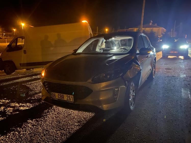 Haymana’da başıboş eşekler kazaya sebep oldu: 4 yaralı