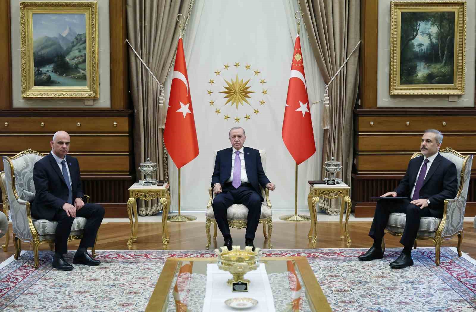 Cumhurbaşkanı Erdoğan, Avrupa Konseyi Genel Sekreteri Berset’i kabul etti