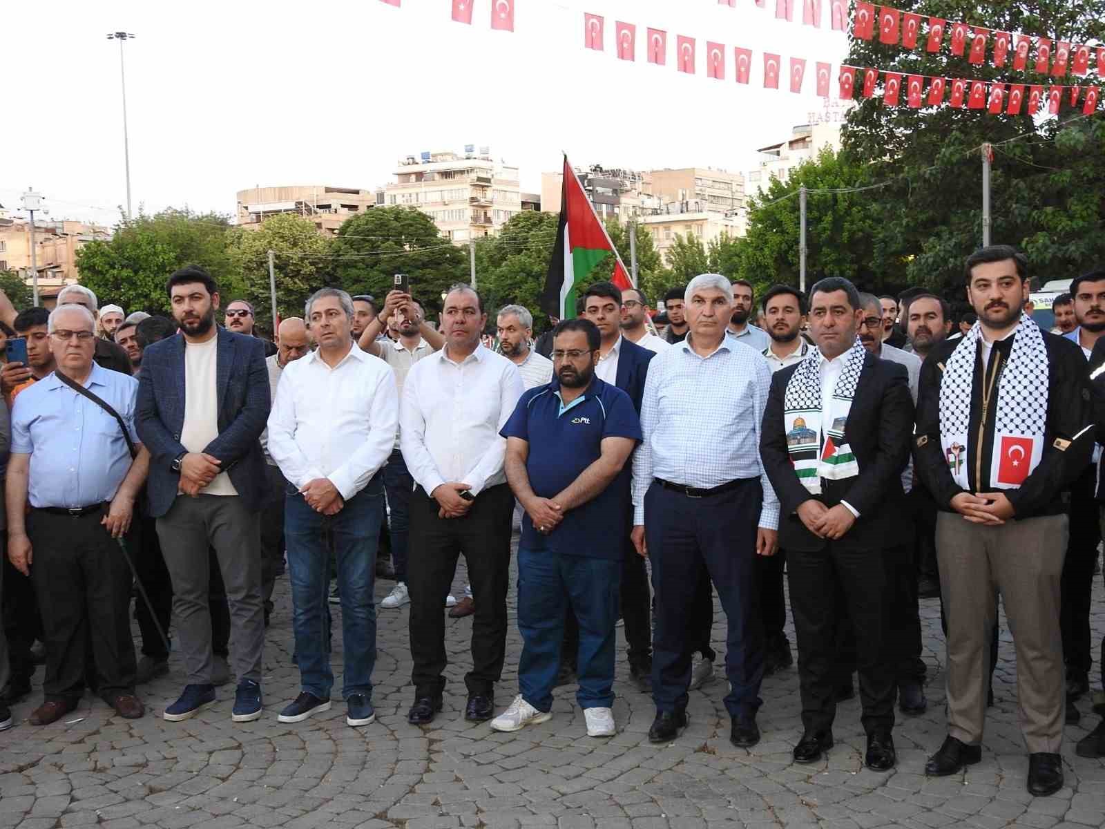 Gaziantep’te motosiklet sürücüleri İsrail’i protesto etti