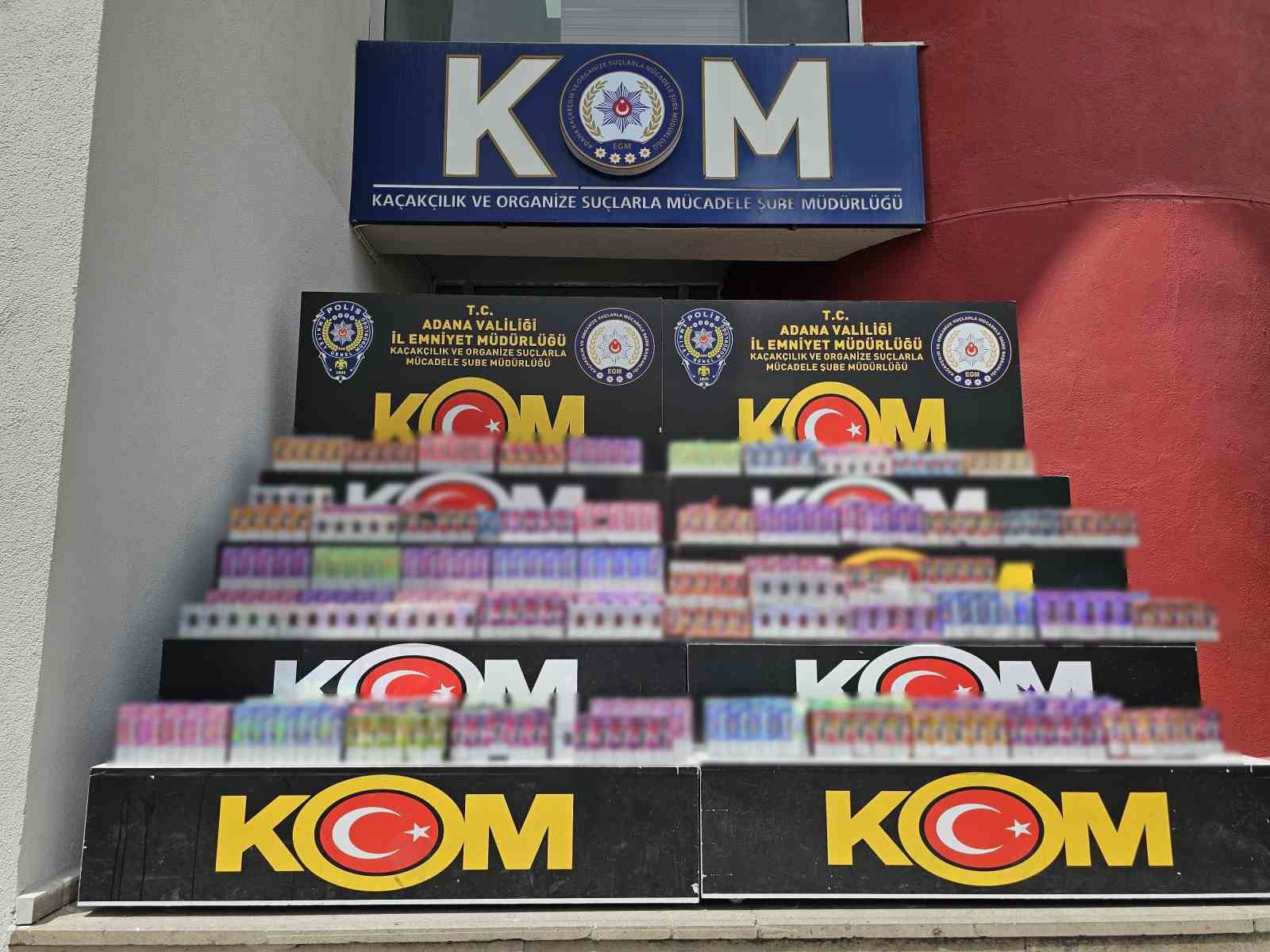 Adana’da 39 milyon TL’lik kaçakçılık operasyonu