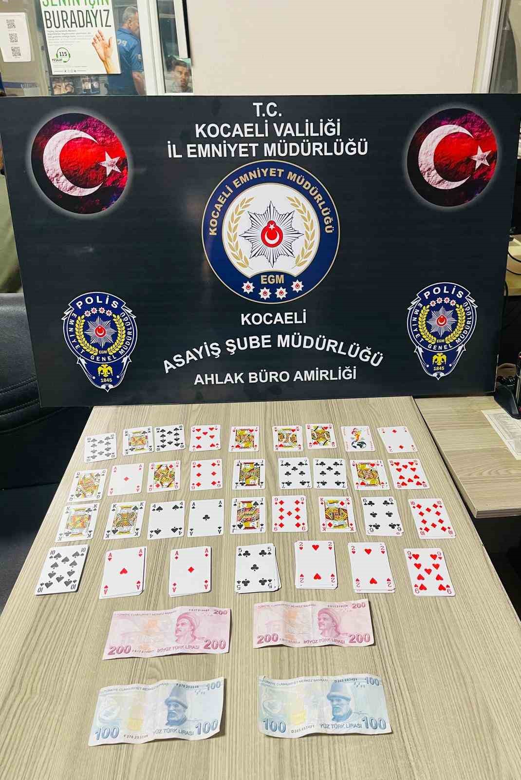 Kumar oynayan 9 kişiye 83 bin 223 TL ceza