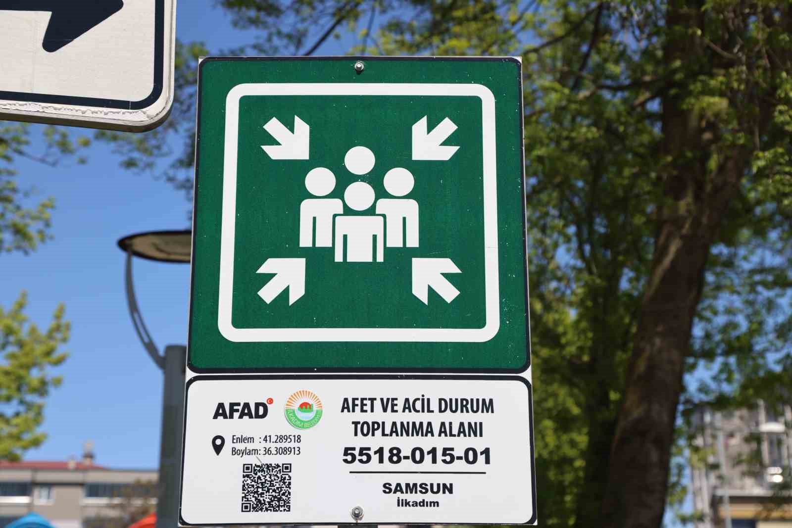 İlkadım’ın acil durum toplanma alanları hazır