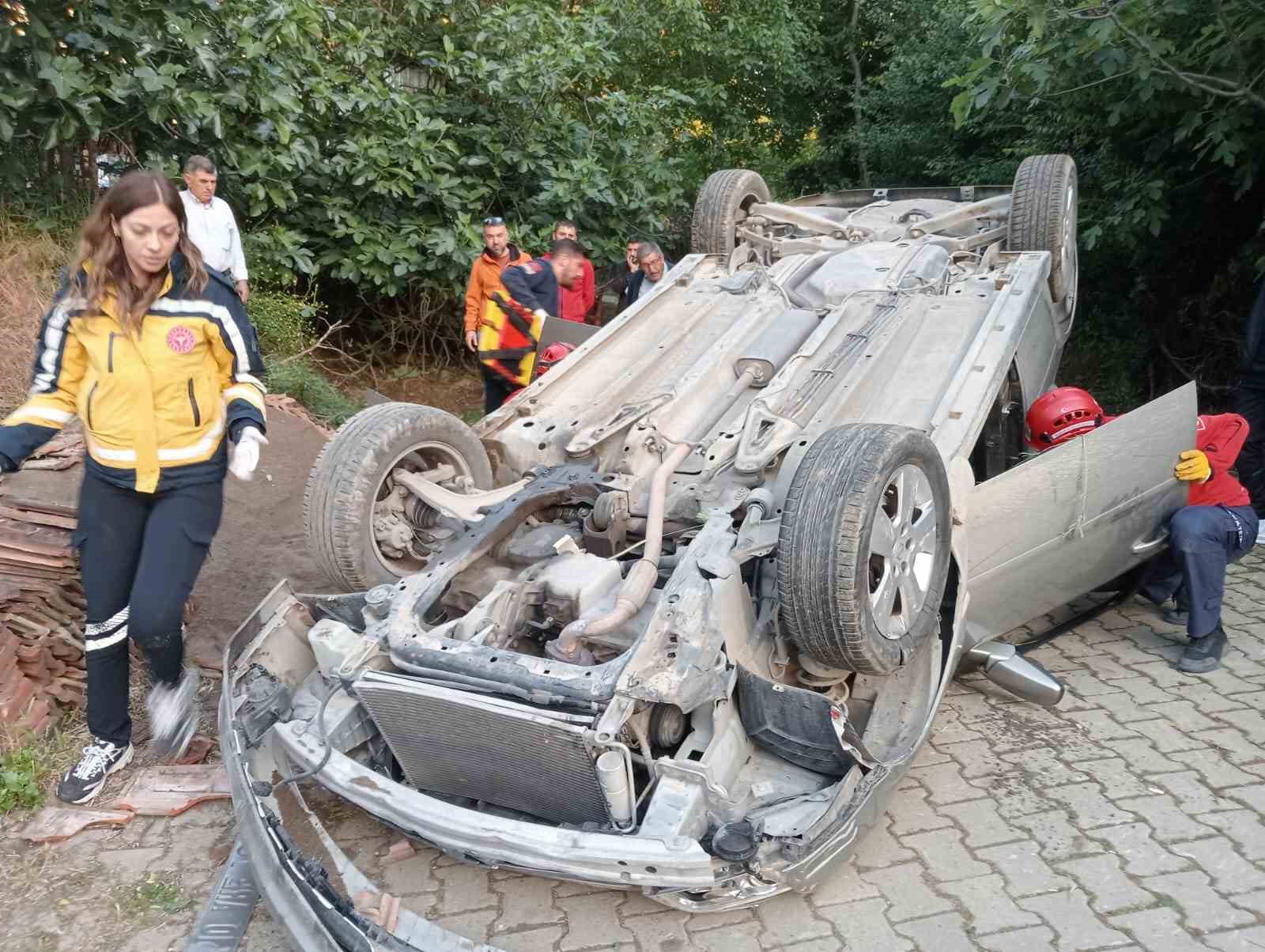 Susurluk’ta trafik kazası: 1 yaralı