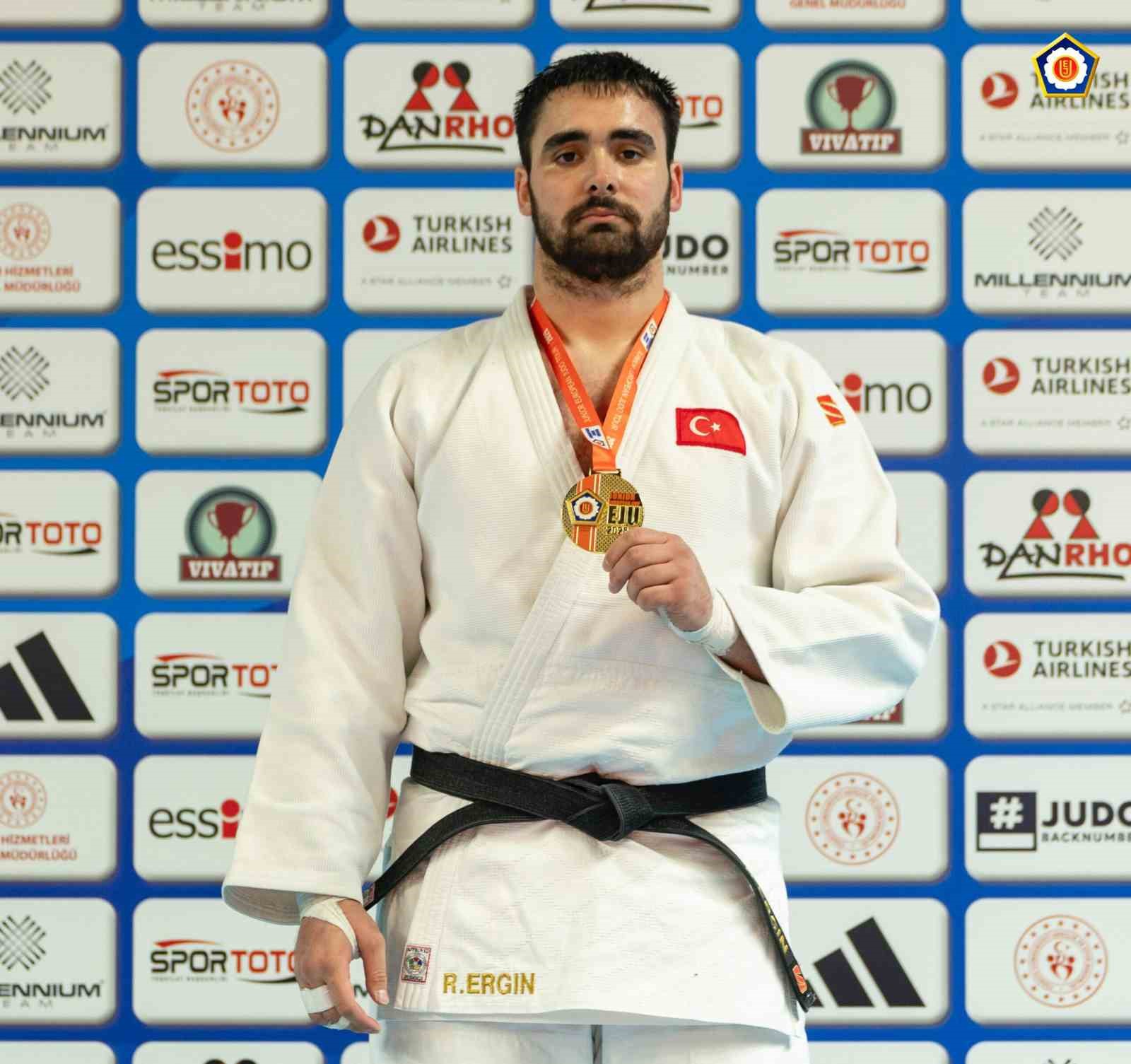 Judoda Recep Ergün Avrupa şampiyonu