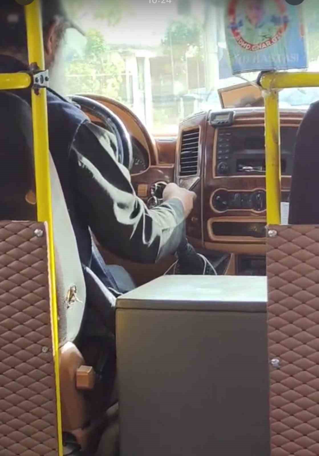Minibüs şoförünün tehlikeli yolculuğu