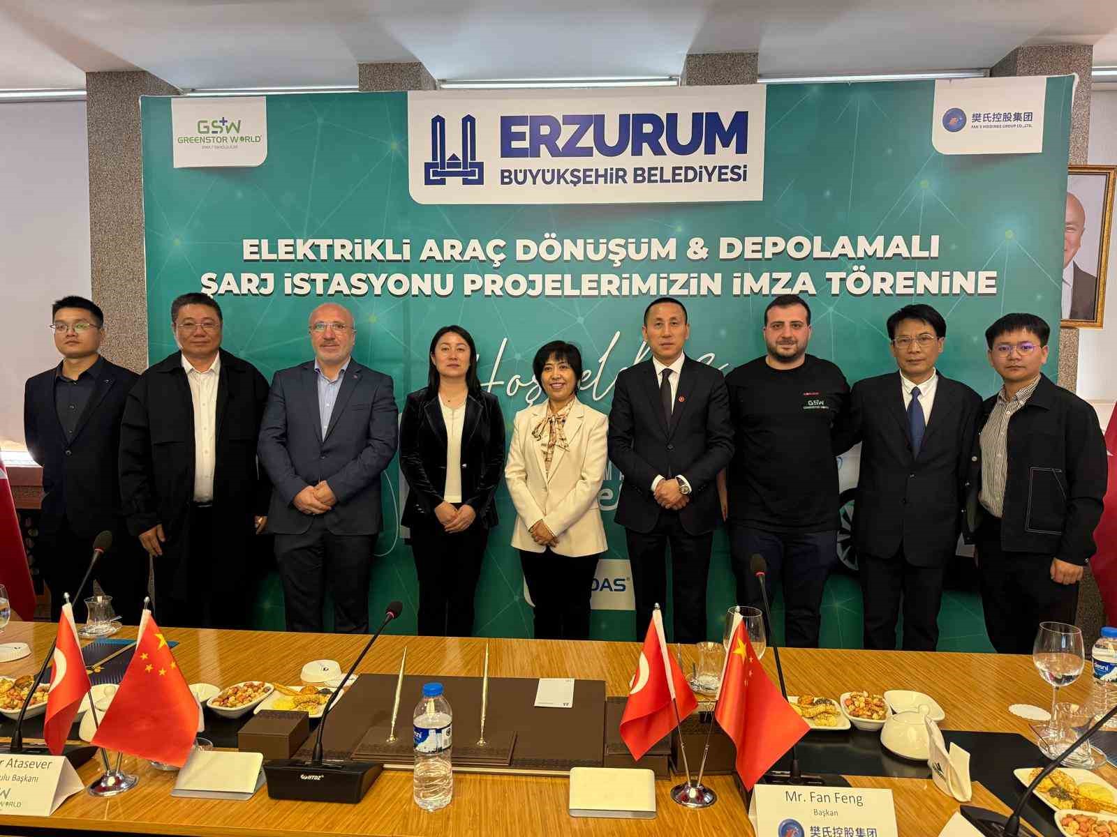 Erzurum’dan Türkiye’ye yeşil dönüşüm hamlesi: Fanşi Holding ve Greenstor World’den stratejik imza