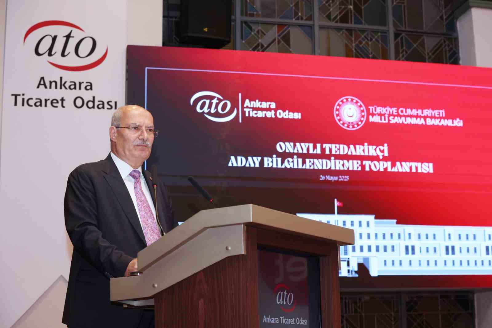 Milli Savunma Bakanlığı, Onaylı Tedarikçi listesine dahil olabilmeleri için ATO üyelerini bilgilendirdi