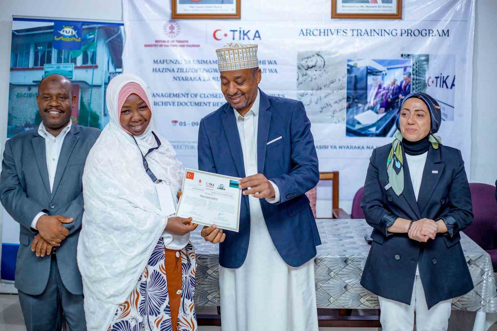 TİKA’dan Zanzibar’a teknik arşivcilik eğitimi