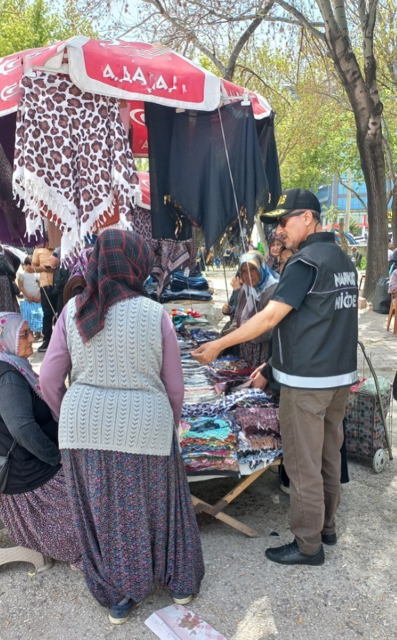 Niğde’de uyuşturucuyla mücadele kapsamında 781 vatandaşa bilgilendirme yapıldı