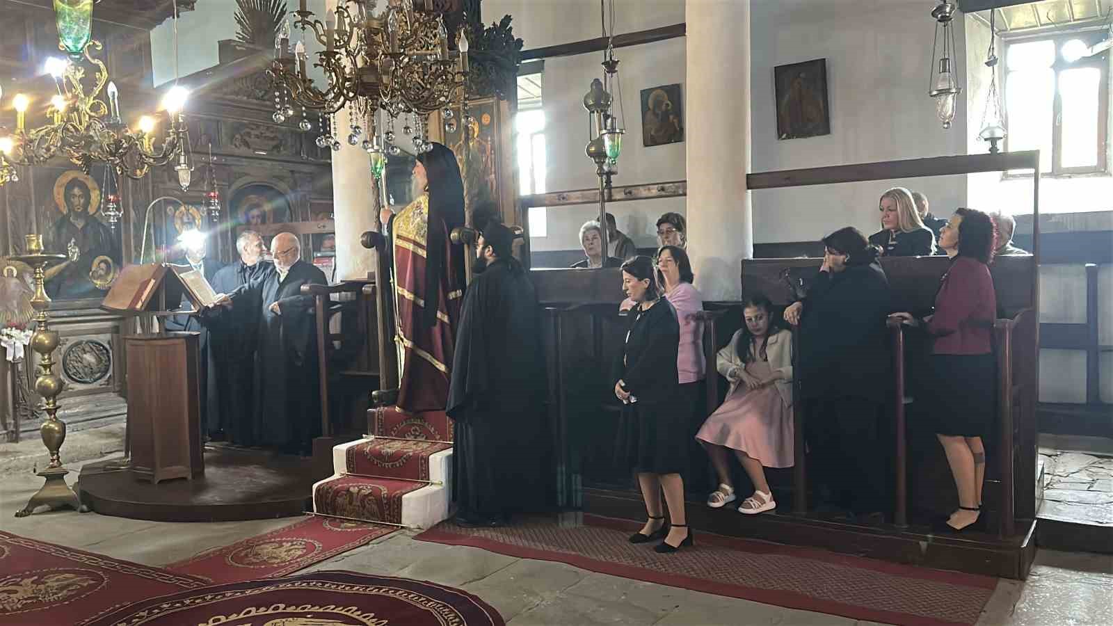 Fener Rum Patriği Bartholomeos, Gökçeada’da ayine katıldı