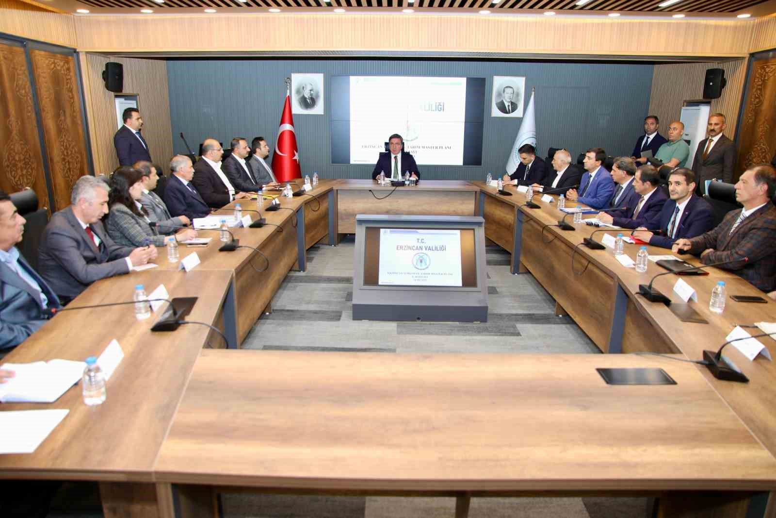 Erzincan’da Turizm ve Tarım Master Planı Çalıştayı düzenlendi