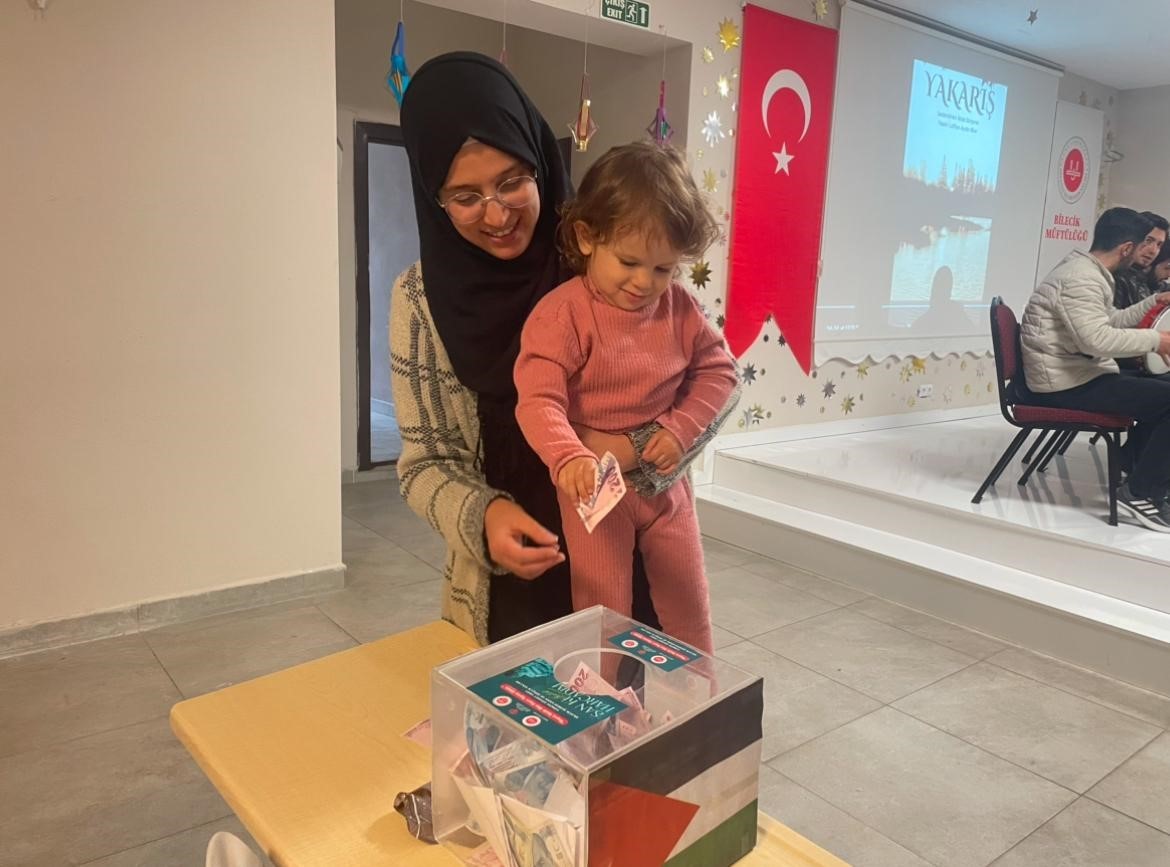 Bilecik İl Müftülüğü ve TDV Kadın Kollarından Gazze’ye destek kampanyası