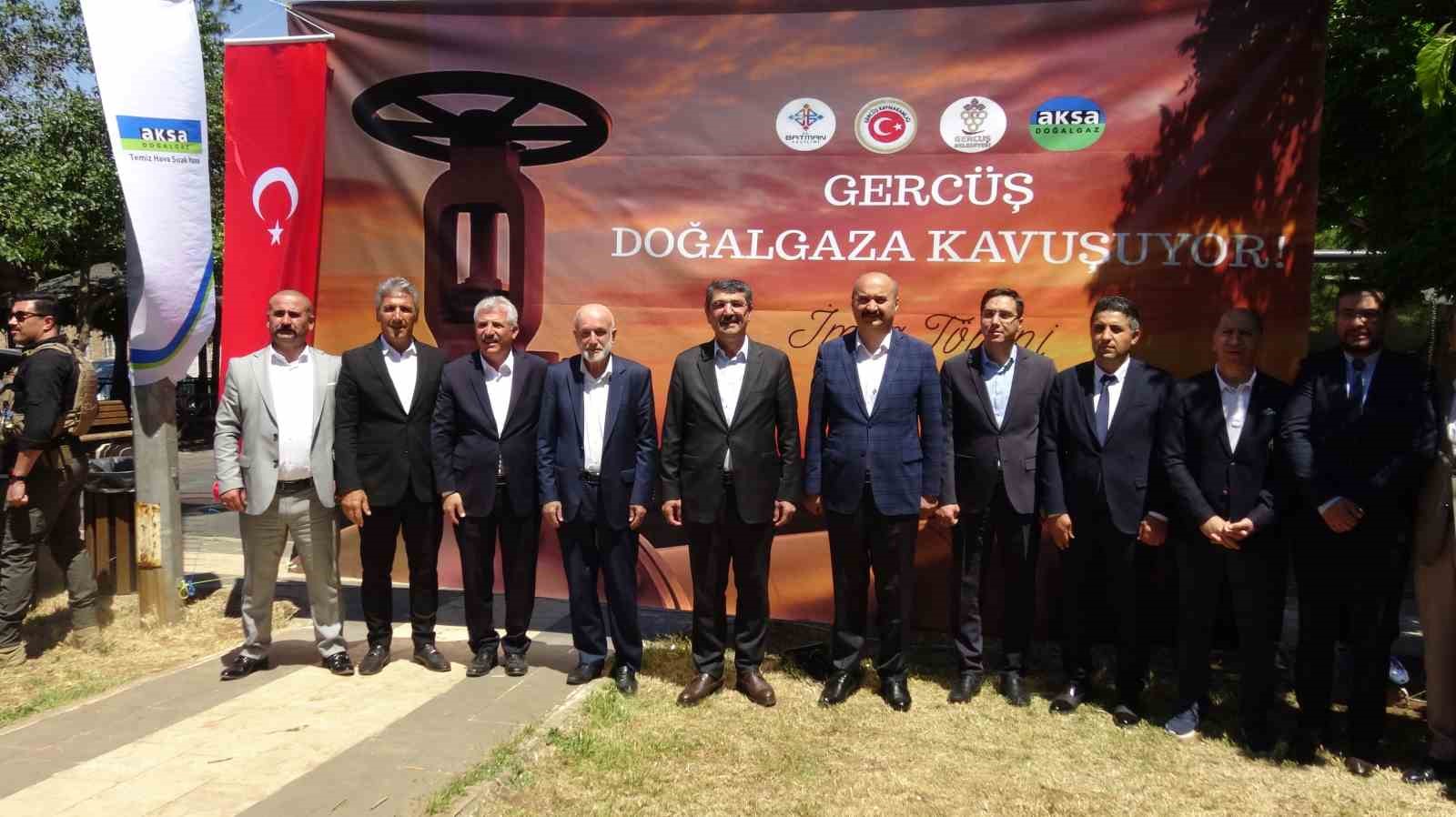 Gercüş doğalgaza kavuşuyor