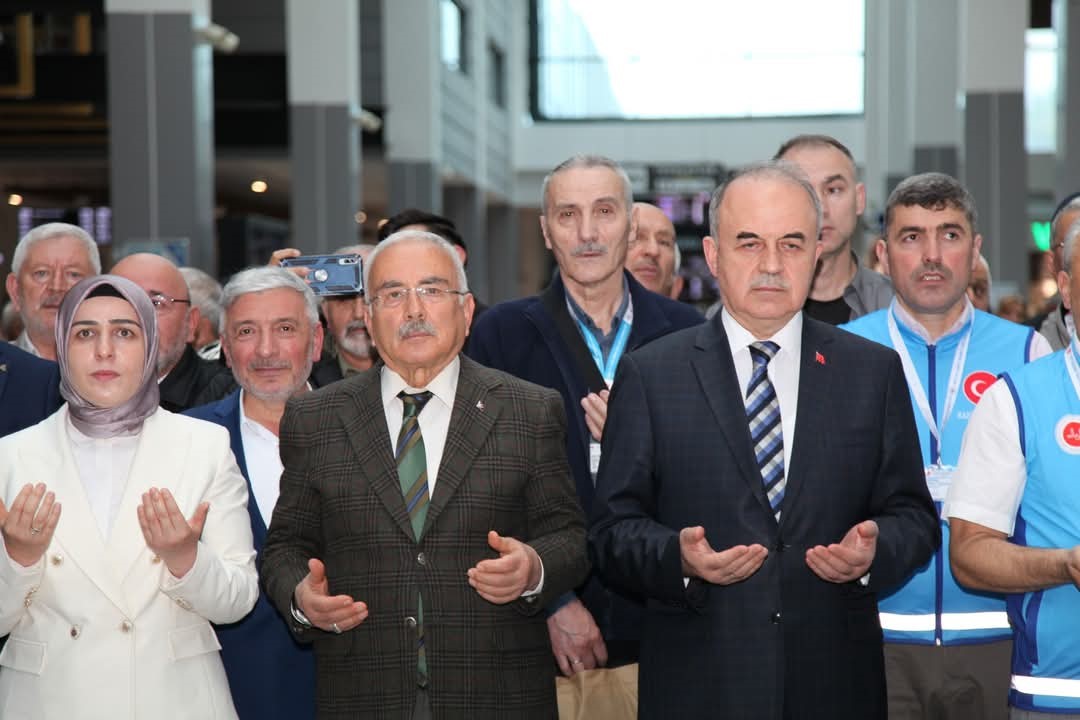 Ordu’dan 291 kişilik hac kafilesi kutsal topraklara uğurlandı